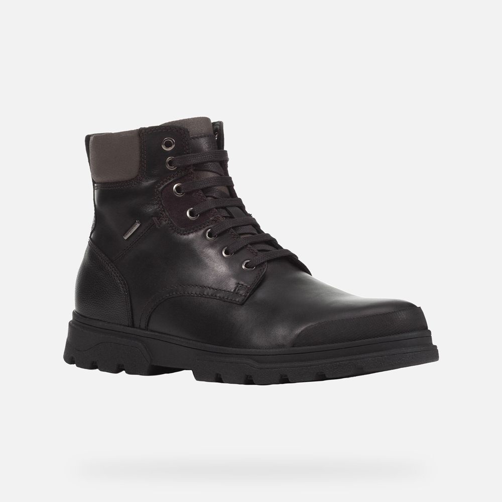 Botas Geox Homem Pretas - Clintfordb Abx - BFUSZ8245